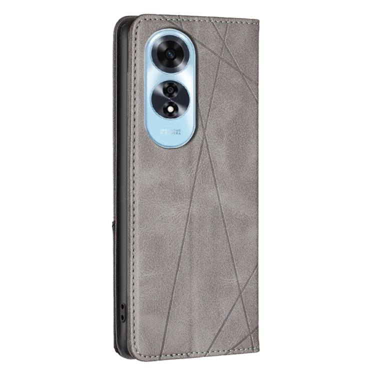 For OPPO A60 Prismatic Invisible Magnetic Leather Phone Case