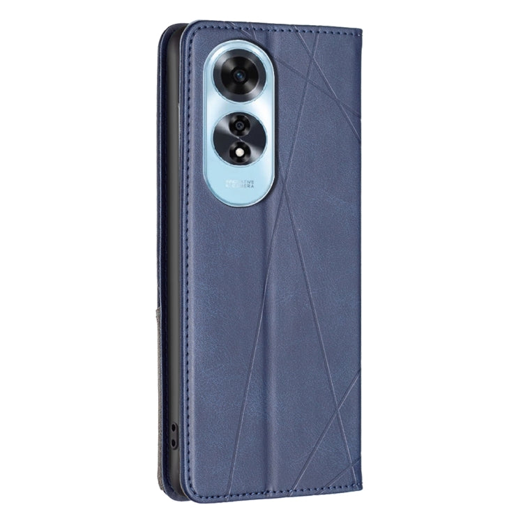 For OPPO A60 Prismatic Invisible Magnetic Leather Phone Case