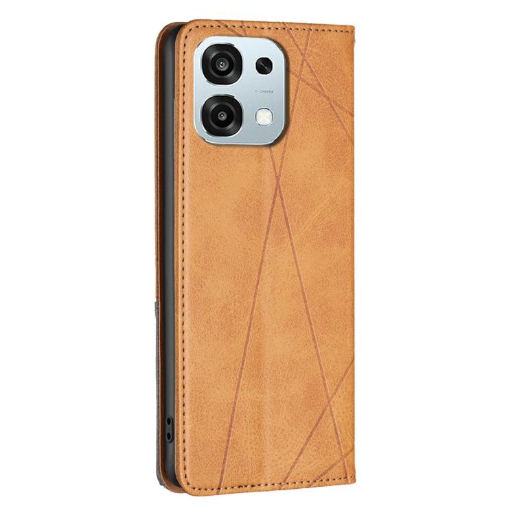 For OPPO A6 Pro 5G/4G Global / F31 5G Prismatic Invisible Magnetic Leather Phone Case