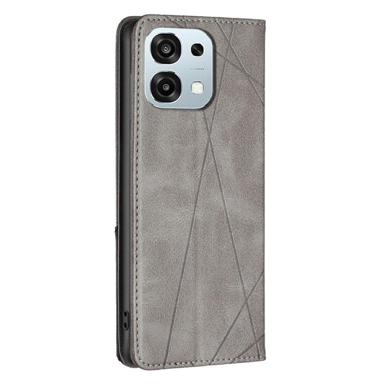 For OPPO A6 Pro 5G/4G Global / F31 5G Prismatic Invisible Magnetic Leather Phone Case