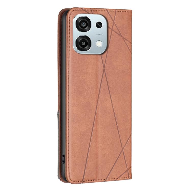 For OPPO A6 Pro 5G/4G Global / F31 5G Prismatic Invisible Magnetic Leather Phone Case