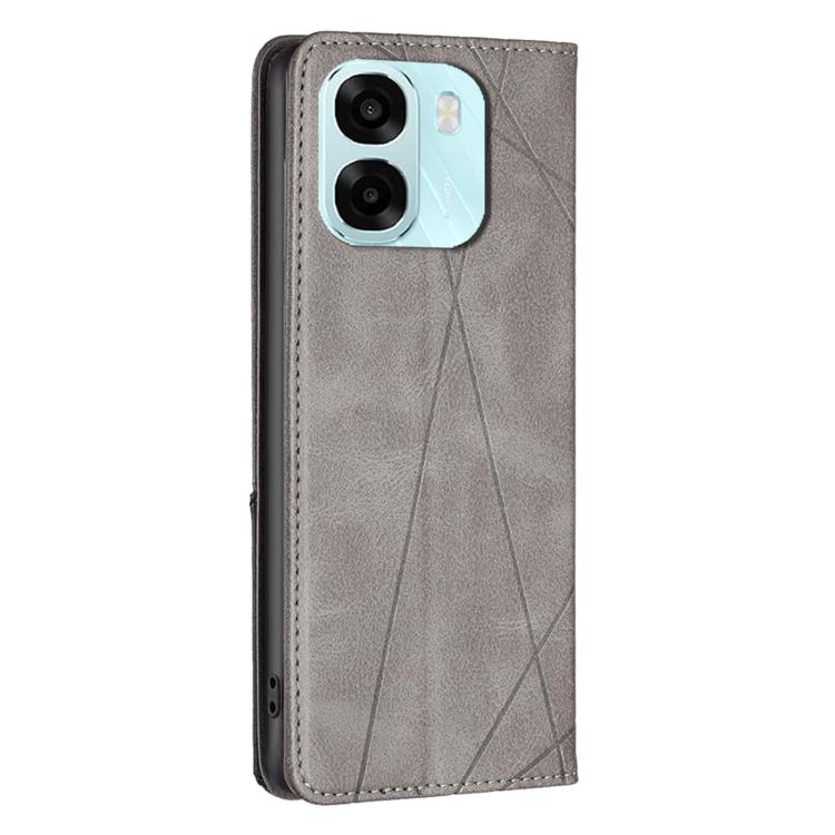 For OPPO A6 5G / A6X 4G / A6X 5G Prismatic Invisible Magnetic Leather Phone Case