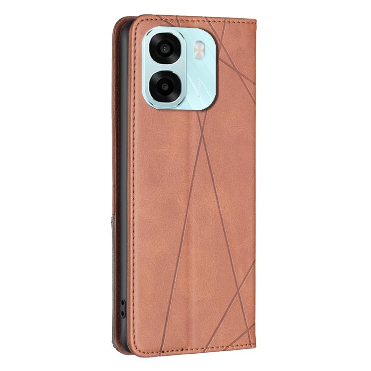 For OPPO A6 5G / A6X 4G / A6X 5G Prismatic Invisible Magnetic Leather Phone Case