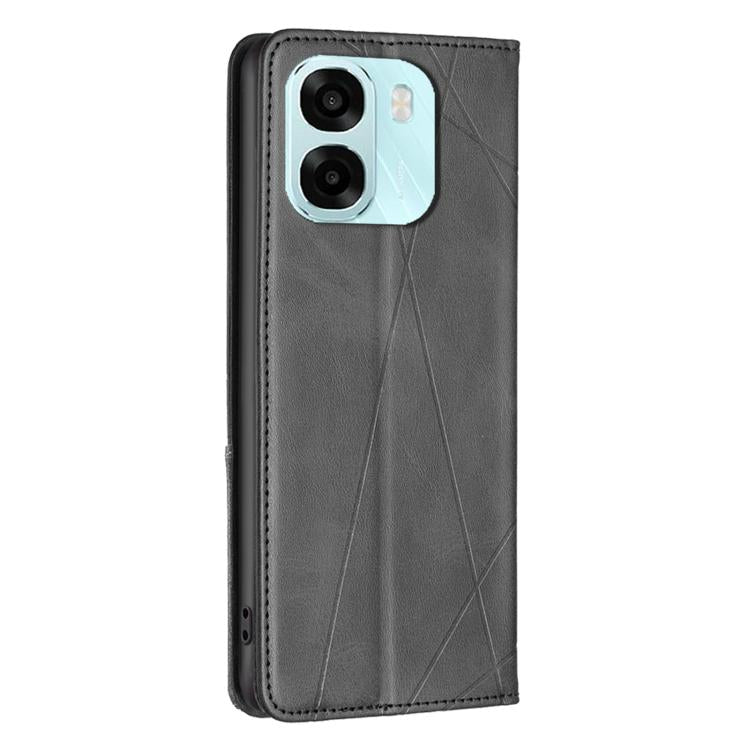 For OPPO A6 5G / A6X 4G / A6X 5G Prismatic Invisible Magnetic Leather Phone Case