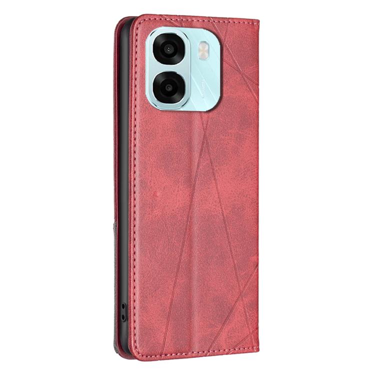 For OPPO A6 5G / A6X 4G / A6X 5G Prismatic Invisible Magnetic Leather Phone Case