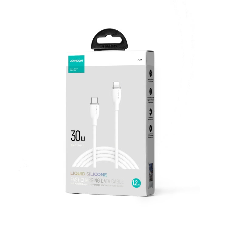JOYROOM SA29-CL3 30W USB-C/Type-C to 8 Pin Liquid Silicone Fast Charging Data Cable, Length: 1.2m