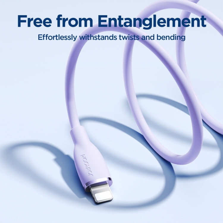 JOYROOM SA29-CL3 30W USB-C/Type-C to 8 Pin Liquid Silicone Fast Charging Data Cable, Length: 1.2m