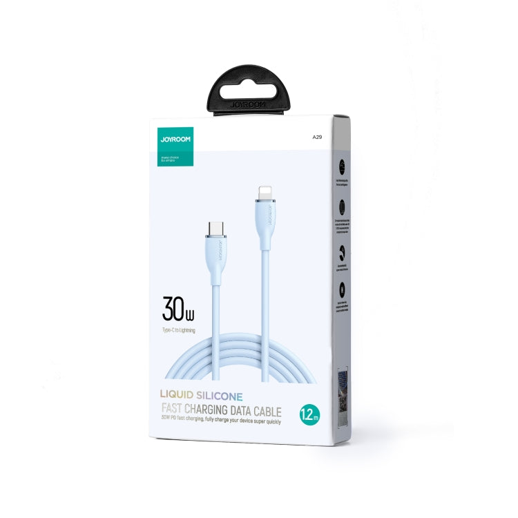 JOYROOM SA29-CL3 30W USB-C/Type-C to 8 Pin Liquid Silicone Fast Charging Data Cable, Length: 1.2m