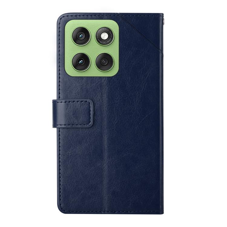 For Motorola Edge 60 5G HT01 Y-shaped Pattern Flip Leather Phone Case
