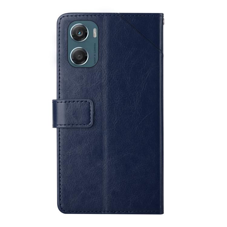 For Motorola Moto G06 4G HT01 Y-shaped Pattern Flip Leather Phone Case