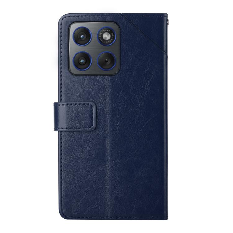For Motorola Edge 70 5G Global HT01 Y-shaped Pattern Flip Leather Phone Case
