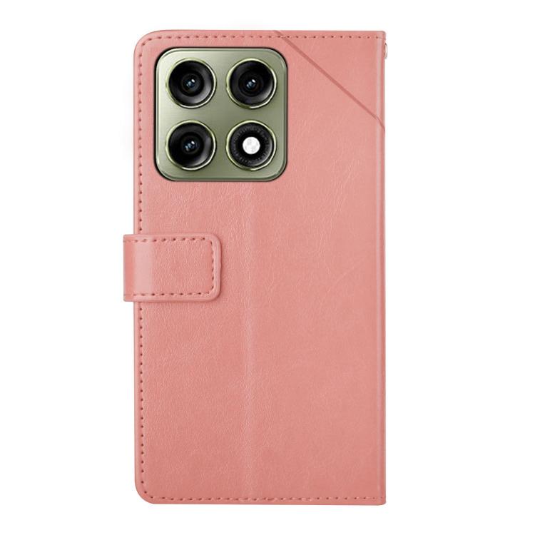 For Motorola Edge 70 Pro 5G HT01 Y-shaped Pattern Flip Leather Phone Case