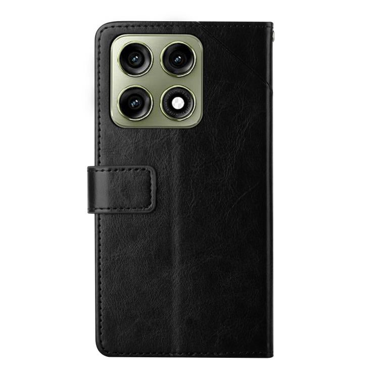For Motorola Edge 70 Pro 5G HT01 Y-shaped Pattern Flip Leather Phone Case
