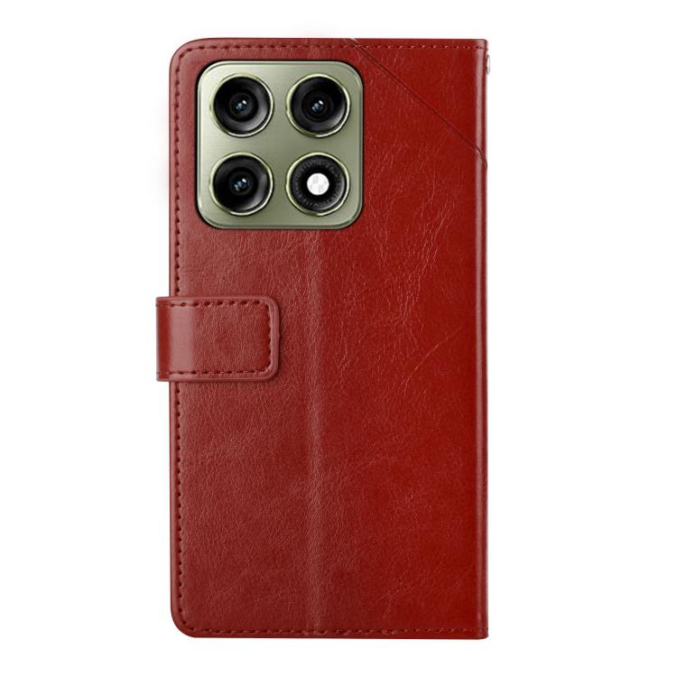 For Motorola Edge 70 Pro 5G HT01 Y-shaped Pattern Flip Leather Phone Case