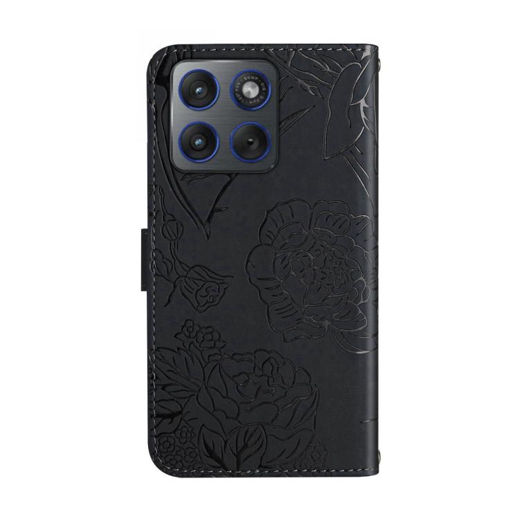 For Motorola Edge 70 5G Global HT03 Skin Feel Butterfly Embossed Flip Leather Phone Case