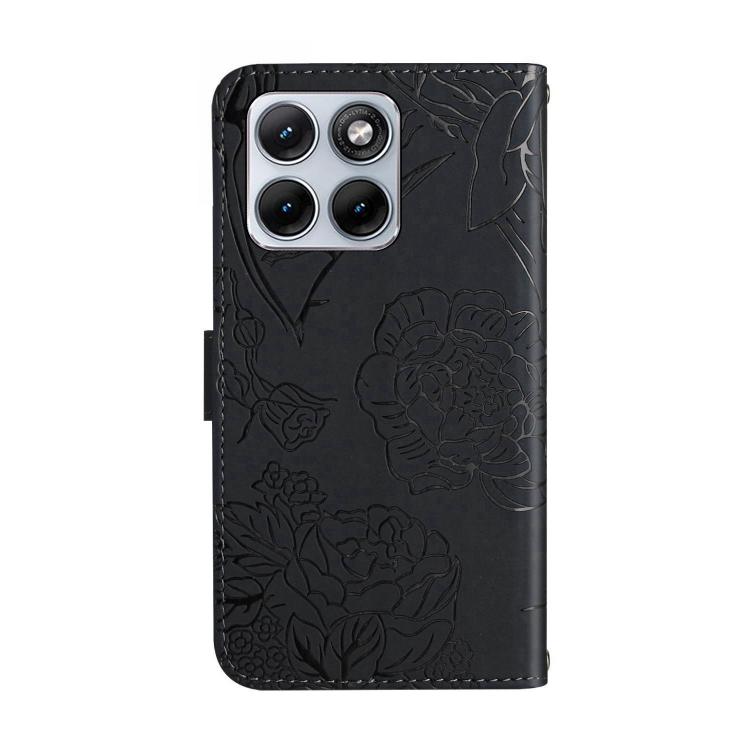 For Motorola Edge 70 Fusion 5G HT03 Skin Feel Butterfly Embossed Flip Leather Phone Case