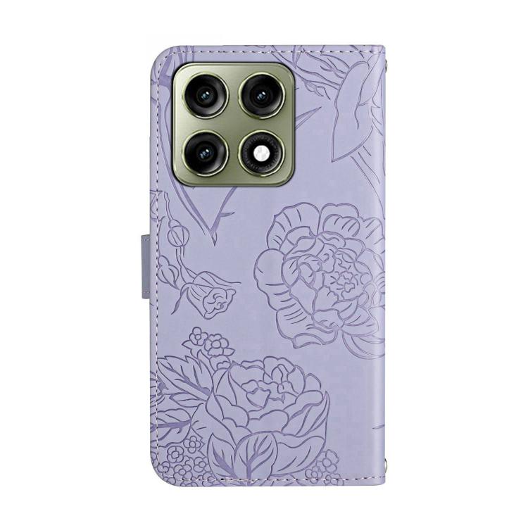 For Motorola Edge 70 Pro 5G HT03 Skin Feel Butterfly Embossed Flip Leather Phone Case