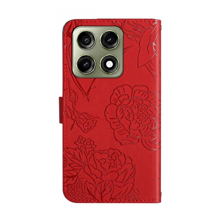 For Motorola Edge 70 Pro 5G HT03 Skin Feel Butterfly Embossed Flip Leather Phone Case