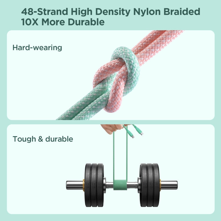 JOYROOM SA34-AL3 3A USB to 8 Pin Fast Charge Data Cable, Length: 1m