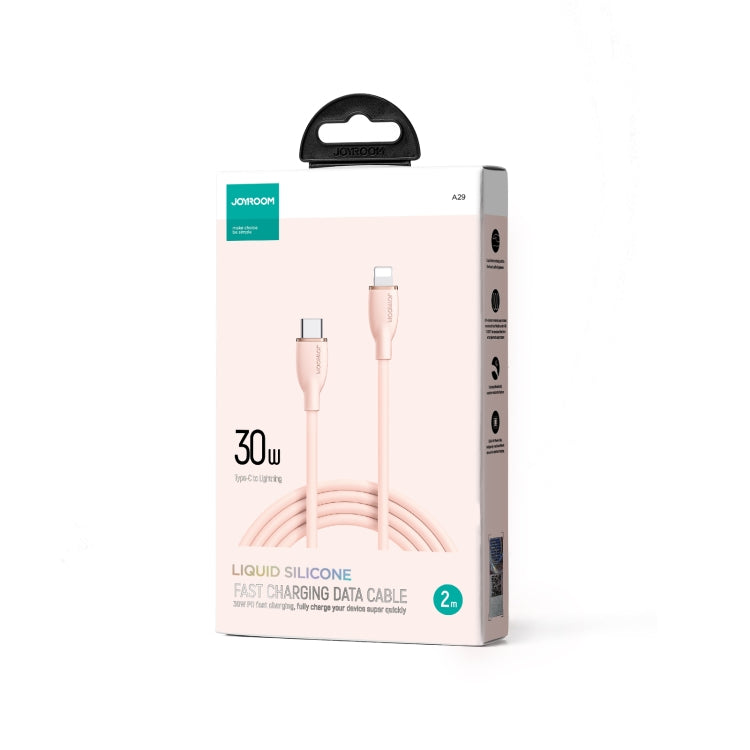 JOYRO0M SA29-CL3 30W USB-C/Type-C to 8 Pin Liquid Silicone Fast Charging Data Cable, Length: 2m