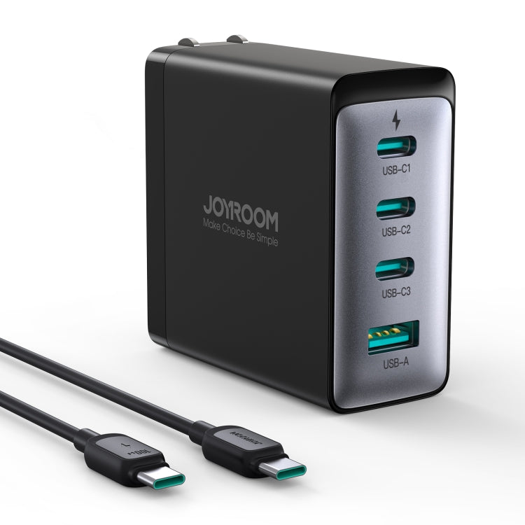 JOYROOM JR-TCG04 100W USB+3 x Type-C GaN Multi-port Charger Set, Specification: