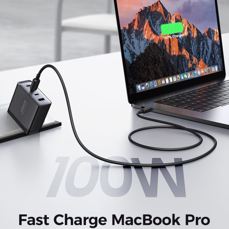 JOYROOM JR-TCG04 100W USB+3 x Type-C GaN Multi-port Charger Set, Specification: