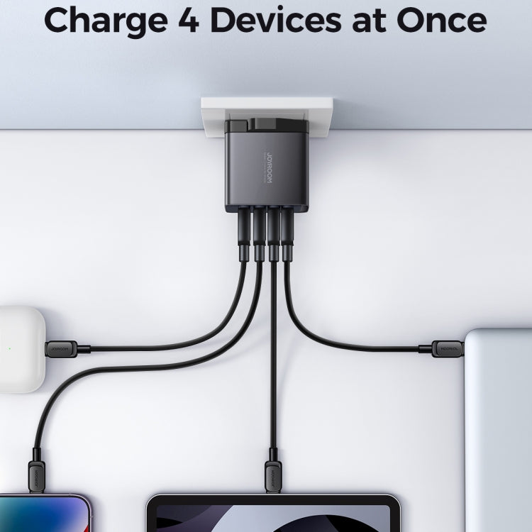 JOYROOM JR-TCG04 100W USB+3 x Type-C GaN Multi-port Charger Set, Specification: