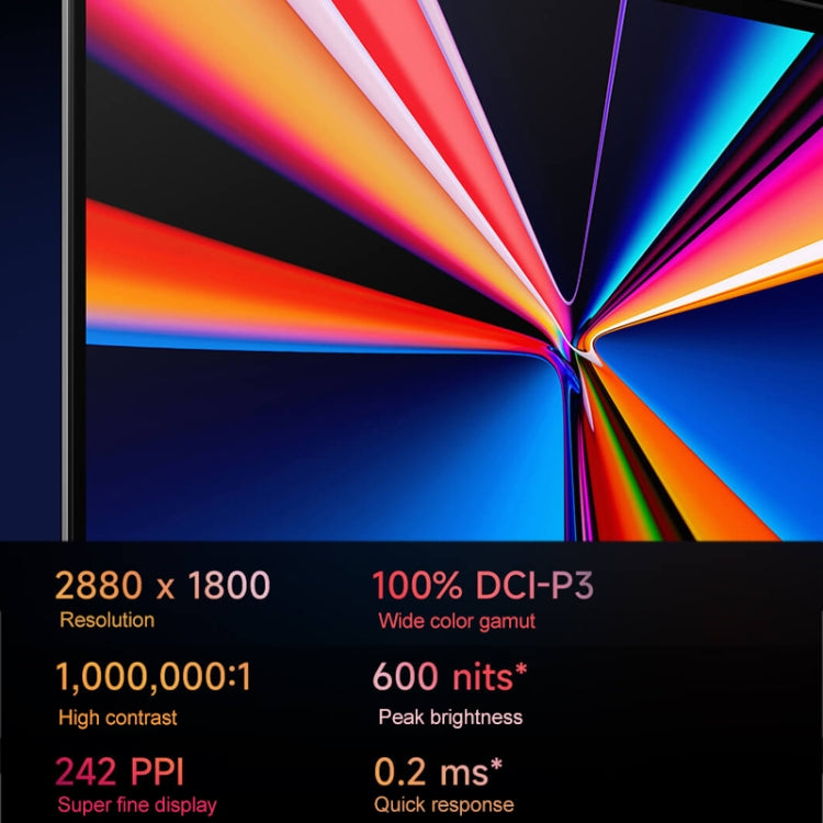 Xiaomi Book Pro 14 2022 Laptop, 16GB+512GB, 14 inch Touch Screen Windows 11 Home Chinese Version, Intel 12th Gen Core i5-1240P Integrated Graphics(Grey)