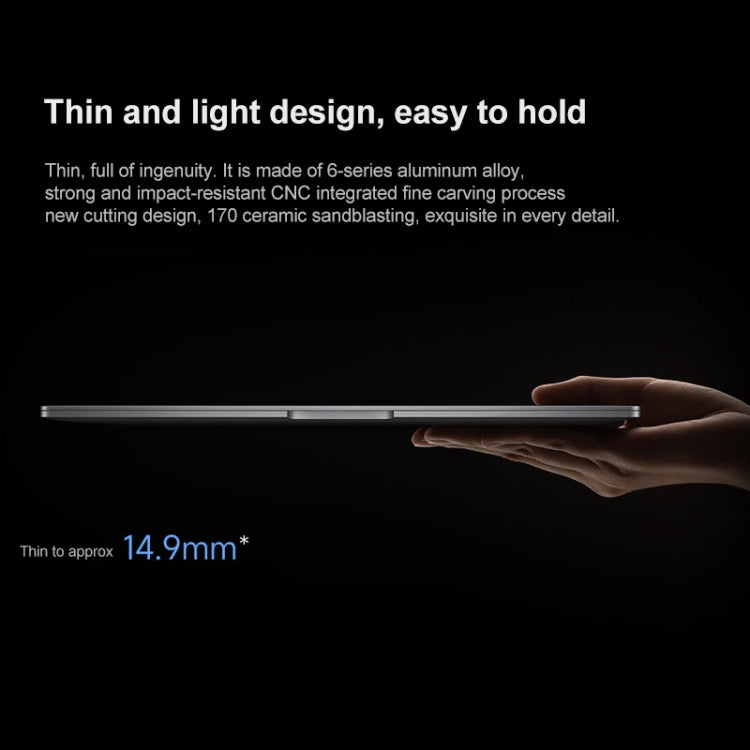 Xiaomi Book Pro 14 2022 Laptop, 16GB+512GB, 14 inch Touch Screen Windows 11 Home Chinese Version, Intel 12th Gen Core i5-1240P Integrated Graphics(Grey)