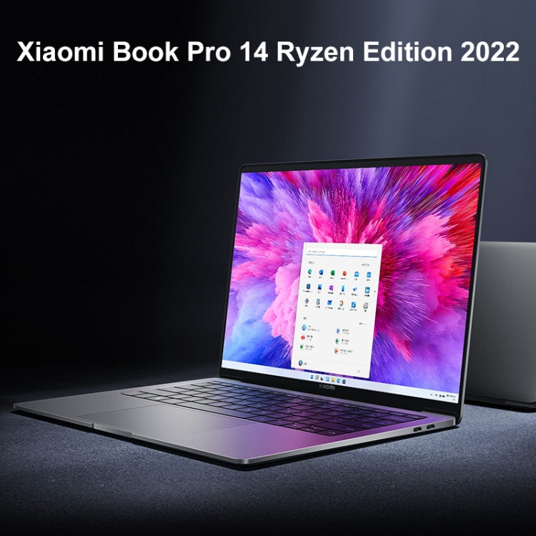 Xiaomi Book Pro 14 inch Laptop, 16GB+512GB, Windows 11 Home Chinese Version, AMD Ryzen 5 6600H Hexa Core(Grey)