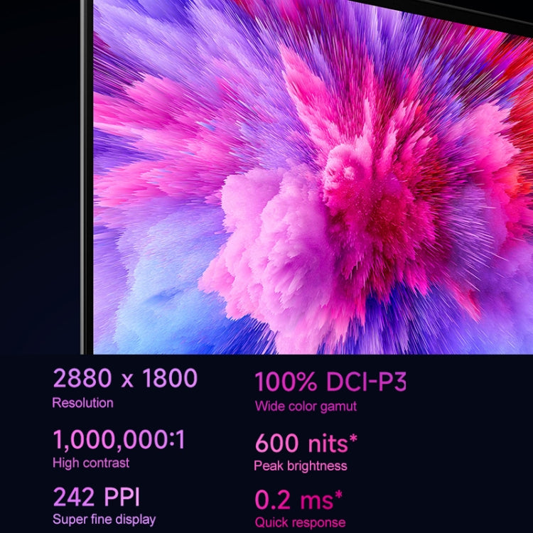 Xiaomi Book Pro 14 inch Laptop, 16GB+512GB, Windows 11 Home Chinese Version, AMD Ryzen 5 6600H Hexa Core(Grey)