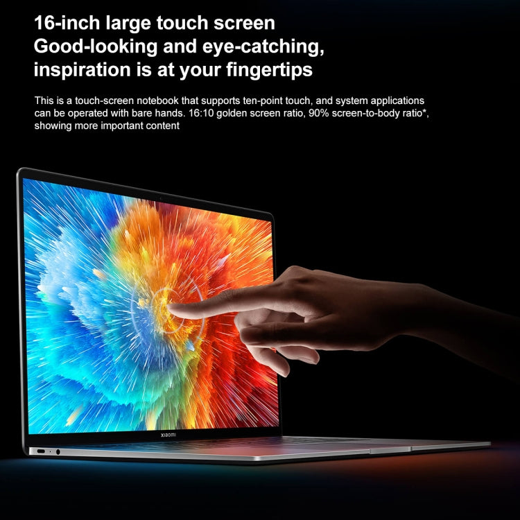 Xiaomi Book Pro 16 2022 Laptop, 16GB+512GB, 16 inch Touch Screen Windows 11 Home Chinese Version, Intel 12th Gen Core i5-1240P Integrated Graphics(Grey)