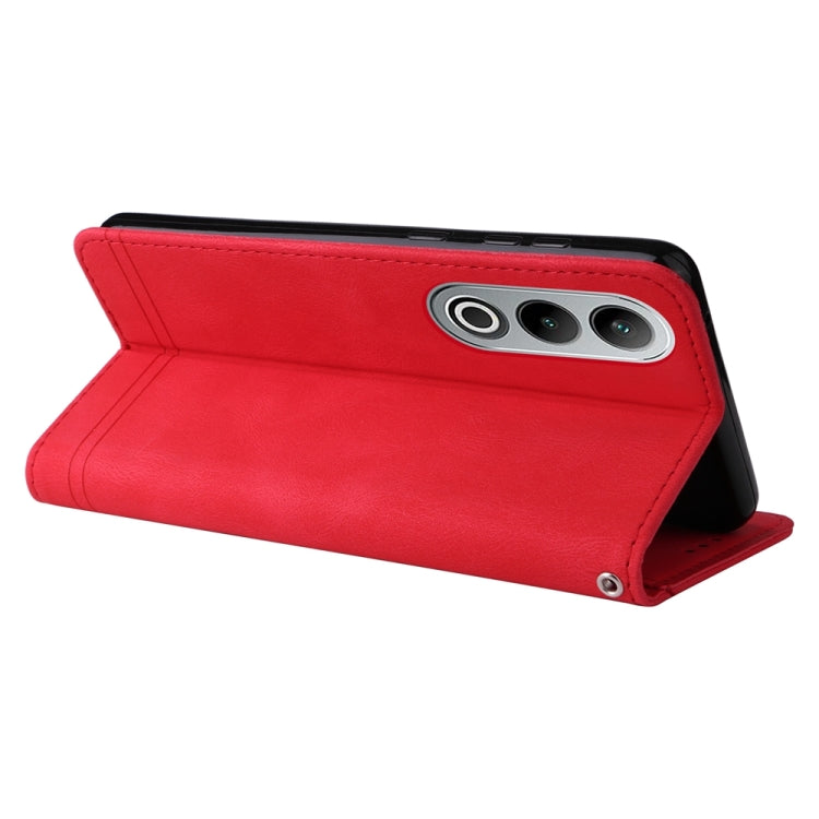 For OPPO K12 Skin Feel Life Tree Metal Button Leather Phone Case