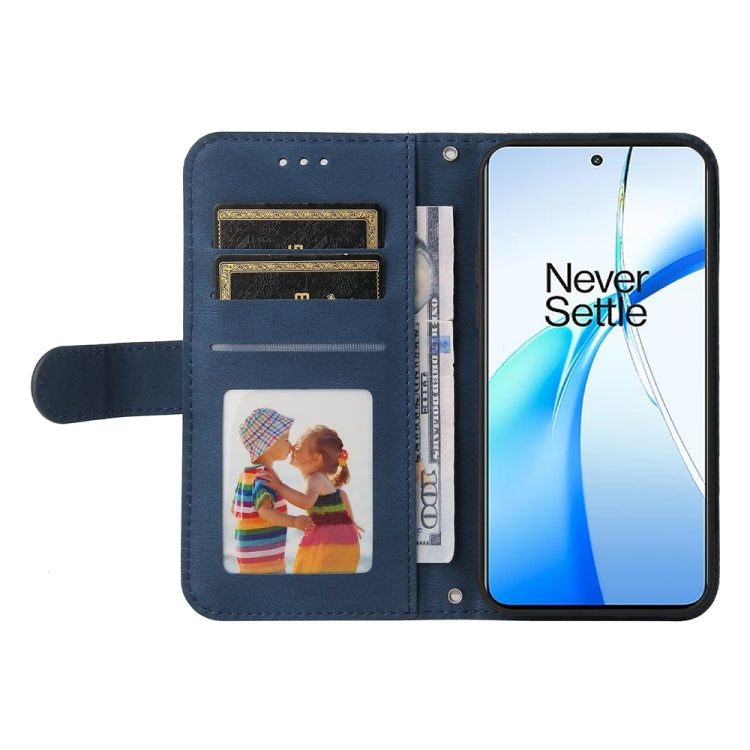 For OPPO K12 Skin Feel Life Tree Metal Button Leather Phone Case