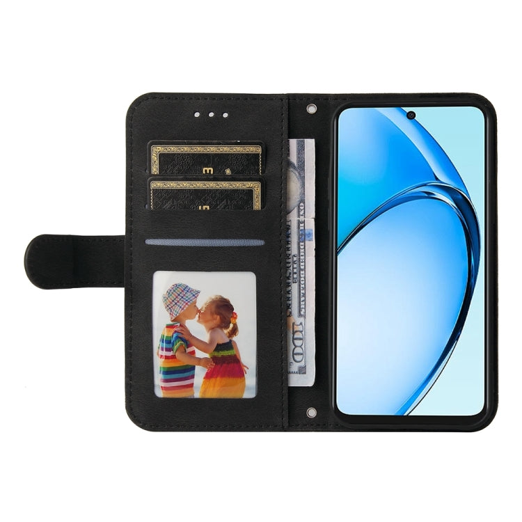 For OPPO A60 4G Global Skin Feel Life Tree Metal Button Leather Phone Case