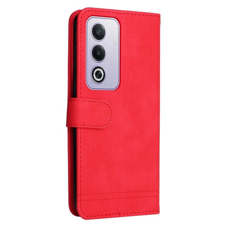 For OPPO A3 Pro 5G Global / India Skin Feel Life Tree Metal Button Leather Phone Case