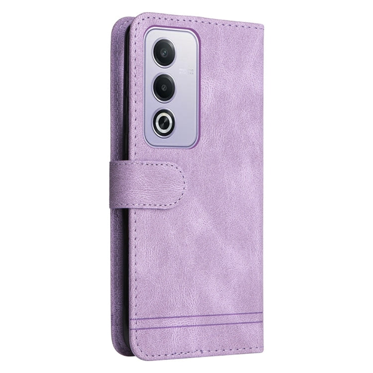 For OPPO A3 Pro 5G Global / India Skin Feel Life Tree Metal Button Leather Phone Case