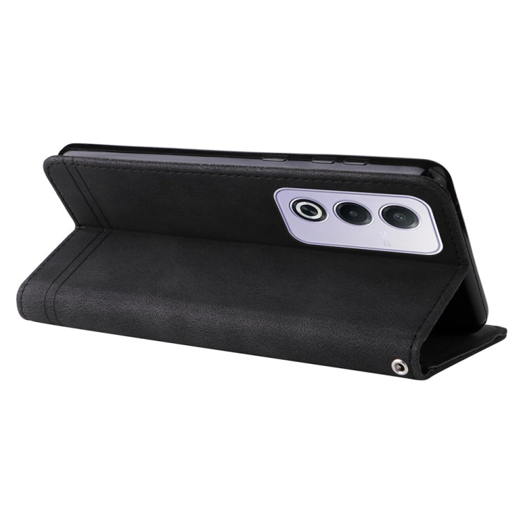 For OPPO A3 Pro 5G Global / India Skin Feel Life Tree Metal Button Leather Phone Case
