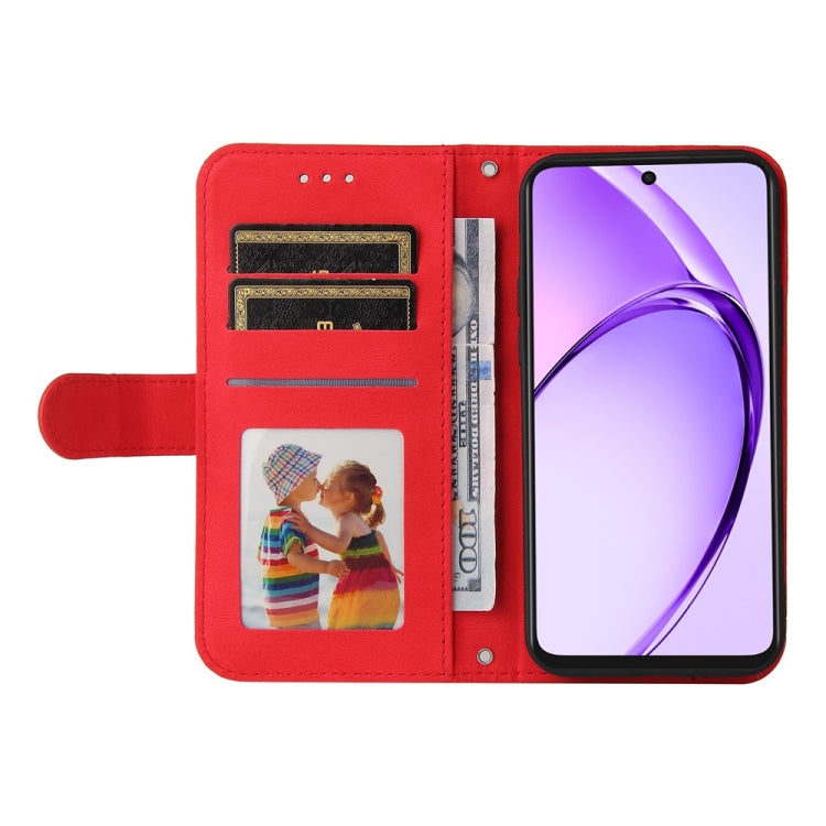 For OPPO A5x 4G / 5G / A3x 4G / 5G India Skin Feel Life Tree Metal Button Leather Phone Case