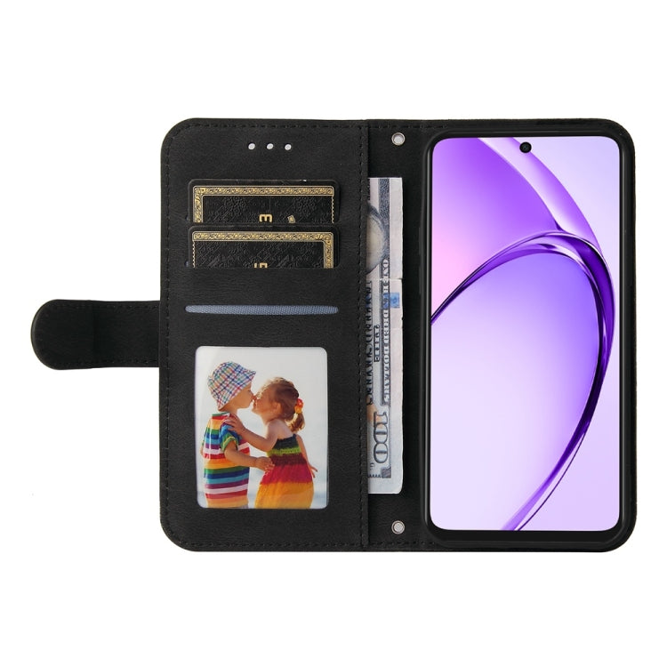 For OPPO A5x 4G / 5G / A3x 4G / 5G India Skin Feel Life Tree Metal Button Leather Phone Case