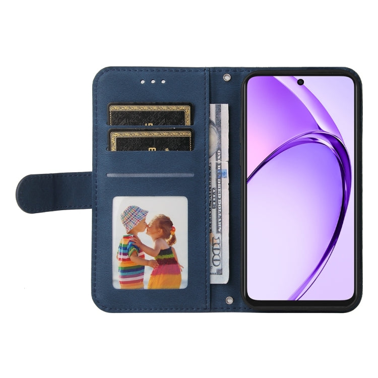 For OPPO A5x 4G / 5G / A3x 4G / 5G India Skin Feel Life Tree Metal Button Leather Phone Case
