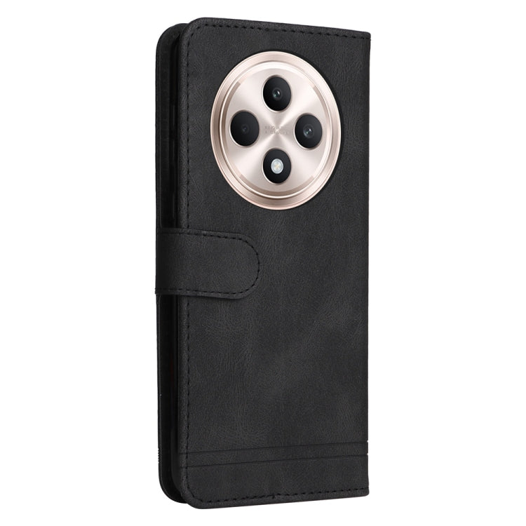For OPPO Reno12 F 4G Skin Feel Life Tree Metal Button Leather Phone Case