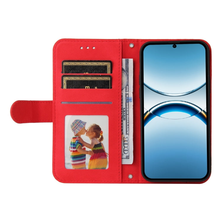 For OPPO Find X8 Skin Feel Life Tree Metal Button Leather Phone Case