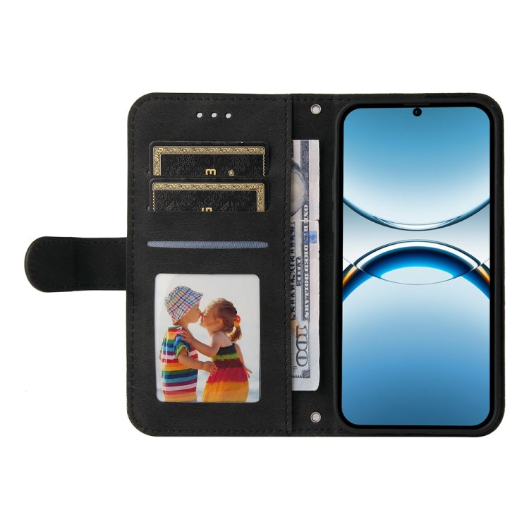 For OPPO Find X8 Skin Feel Life Tree Metal Button Leather Phone Case
