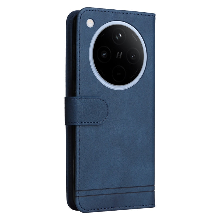 For OPPO Find X8 Skin Feel Life Tree Metal Button Leather Phone Case
