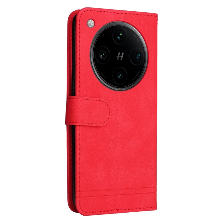For OPPO Find X8 Pro Skin Feel Life Tree Metal Button Leather Phone Case
