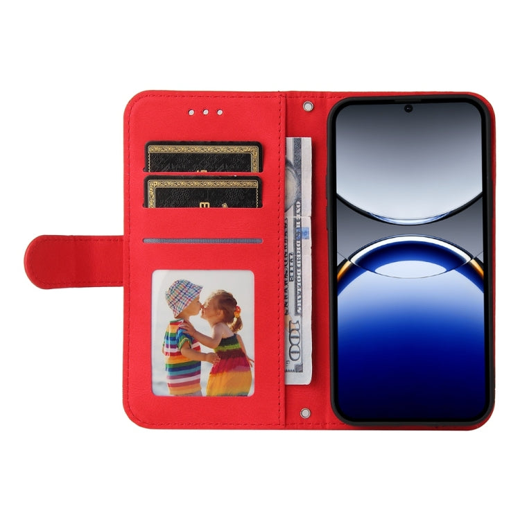 For OPPO Find X8 Pro Skin Feel Life Tree Metal Button Leather Phone Case