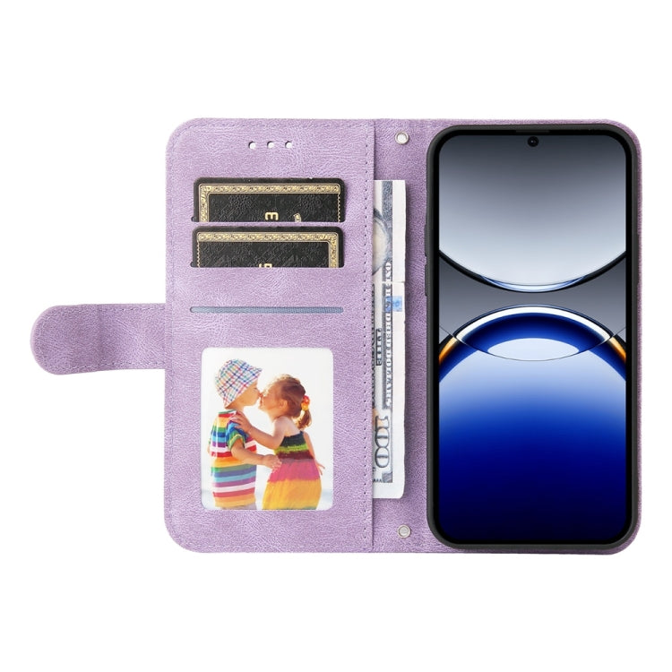 For OPPO Find X8 Pro Skin Feel Life Tree Metal Button Leather Phone Case