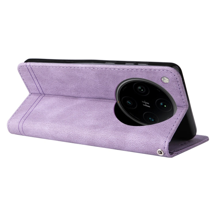 For OPPO Find X8 Pro Skin Feel Life Tree Metal Button Leather Phone Case