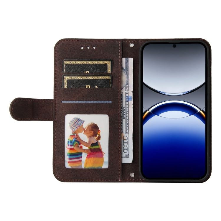 For OPPO Find X8 Pro Skin Feel Life Tree Metal Button Leather Phone Case